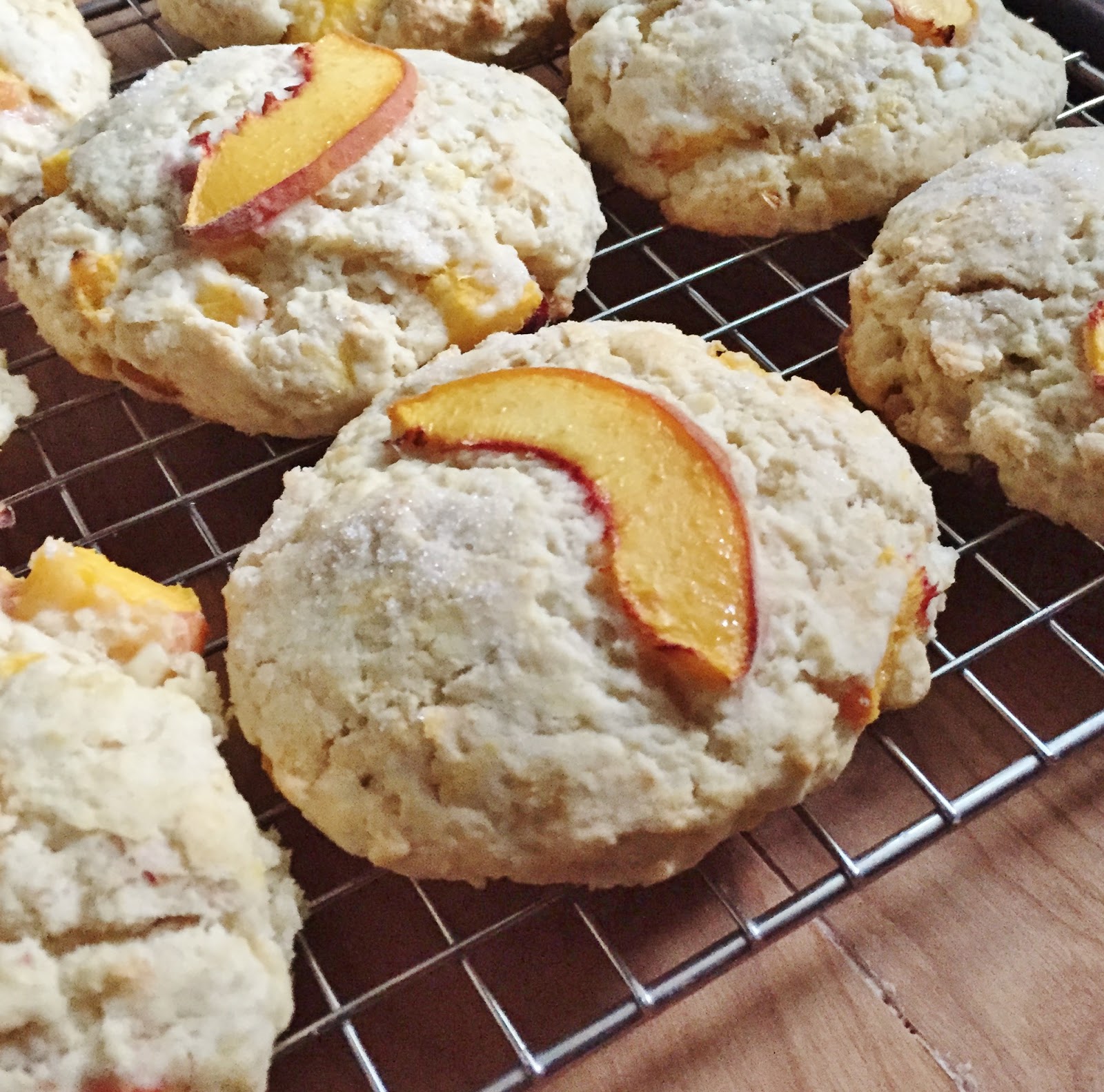 Whisking Through Life Peaches n' Cream Scones