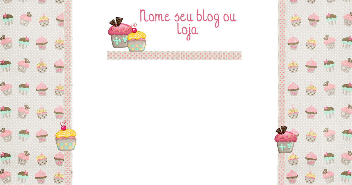 Layout para blog free cupcake Layouts Tudo Grátis