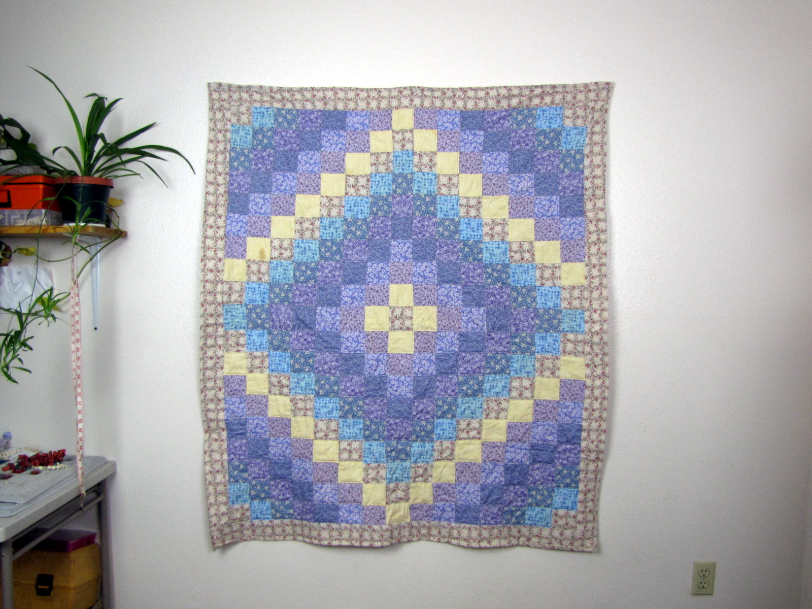 Love Fashion Love Vintage: Baby Quilt Tutorial ~ Trip Around the World