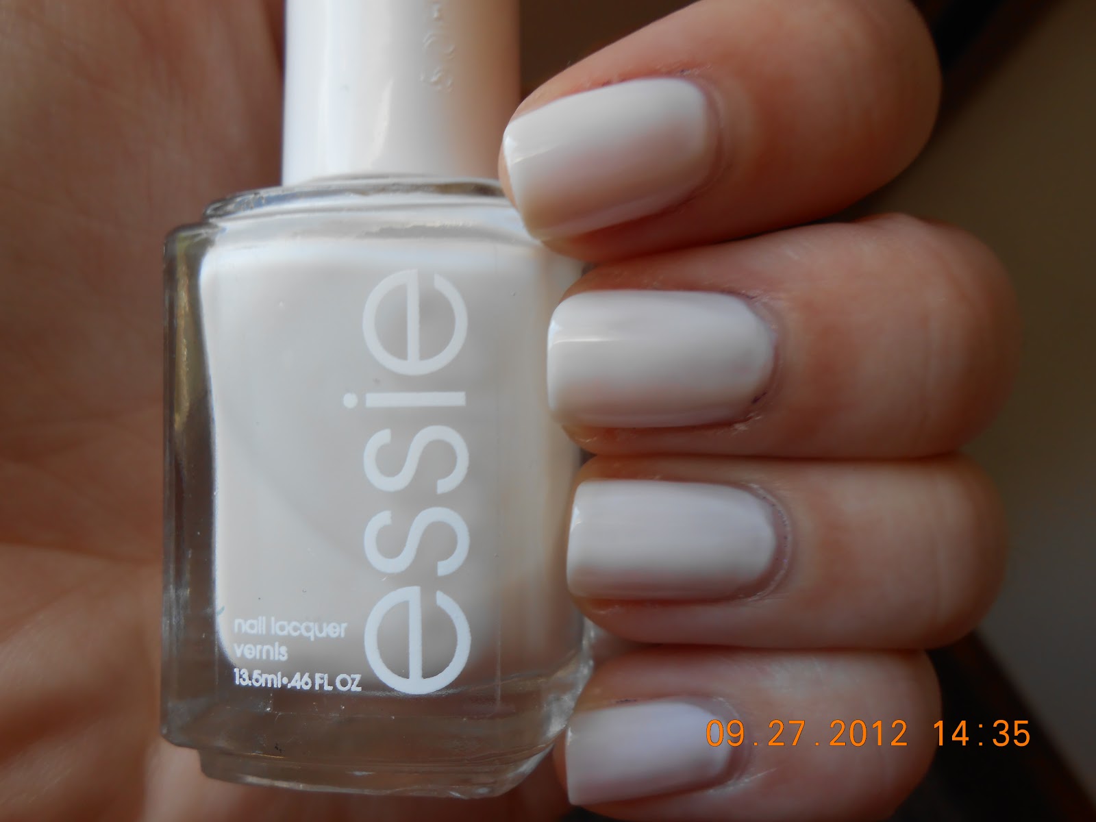 The Polished Finger Essie Marshmallow