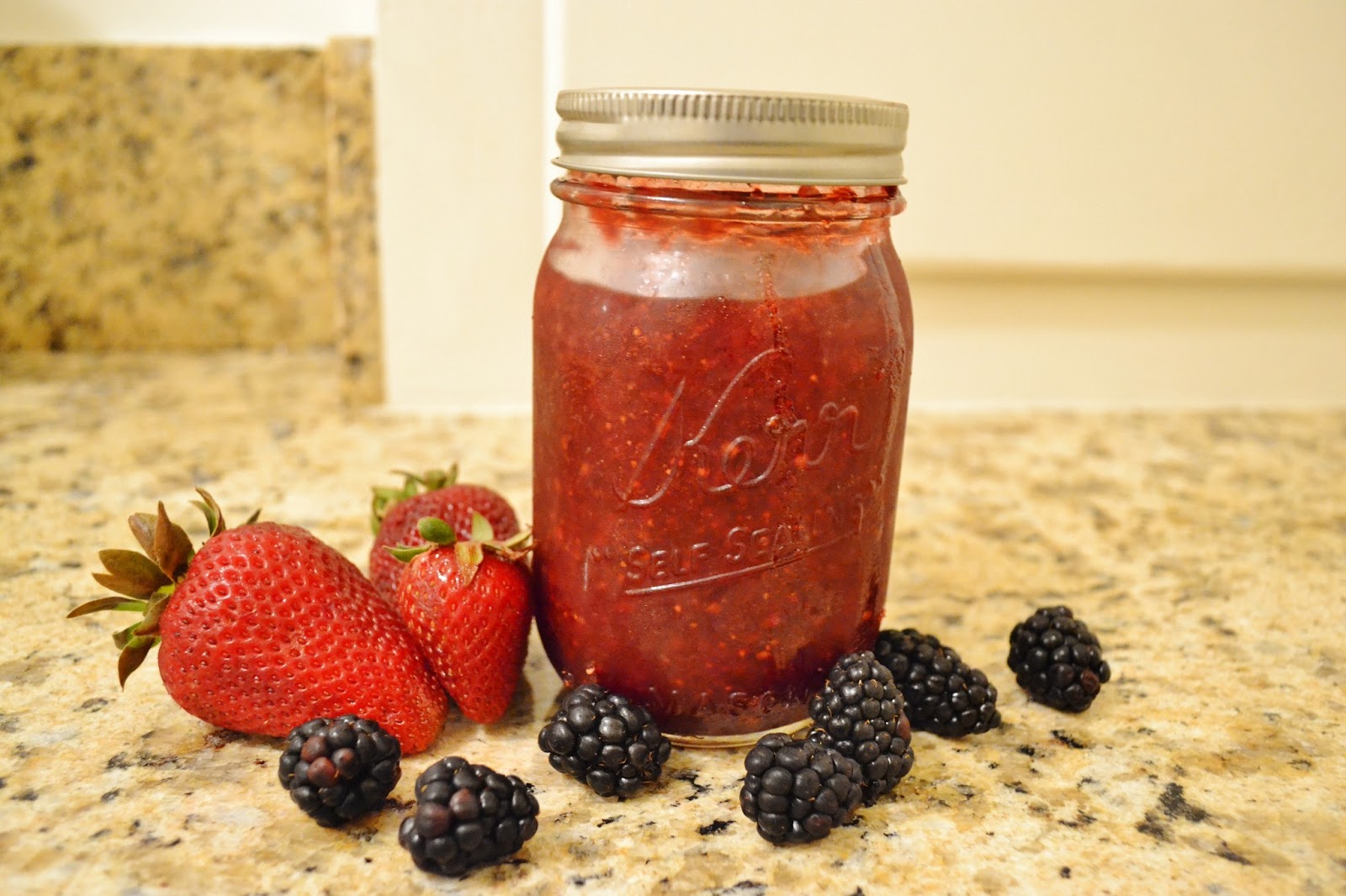 ...with a lil' twist Strawberry, Blackberry and Lemon Zest Jam