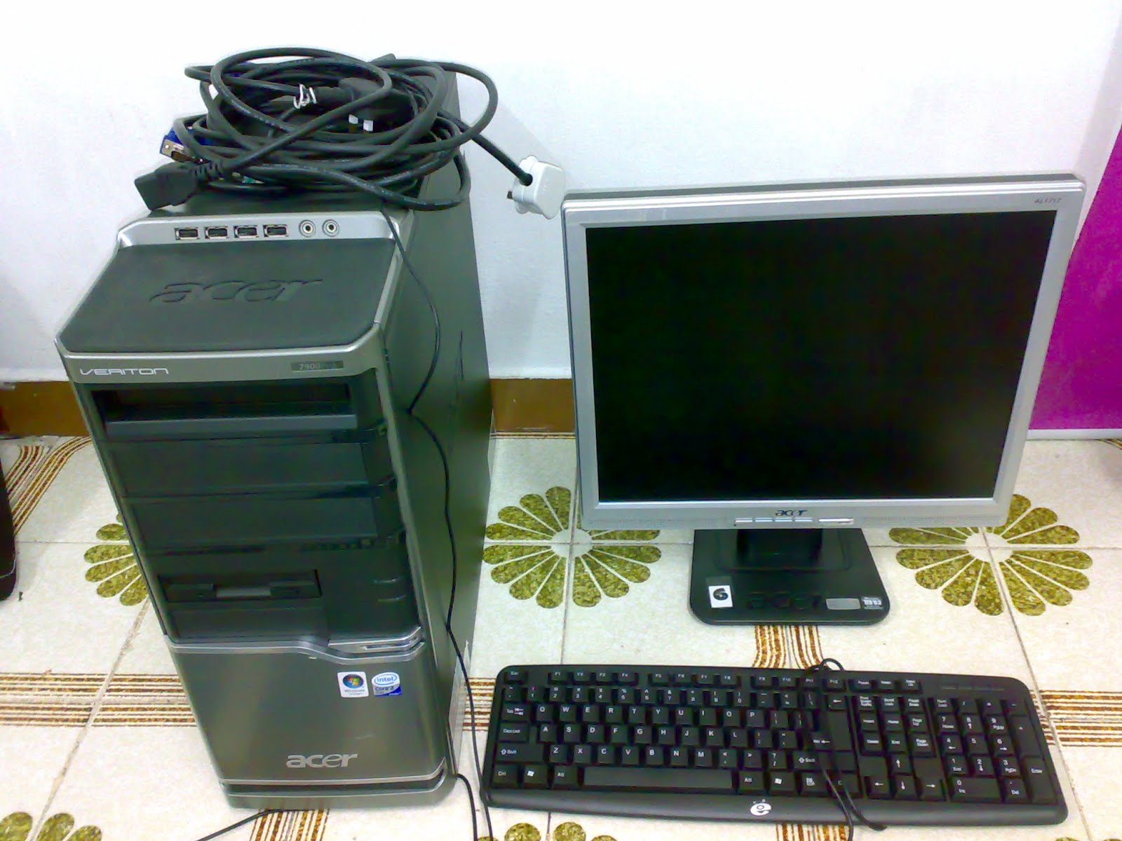 Anan Computer Johor Bahru Acer Veriton T661 Core2Duo Desktop Computer set