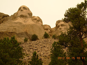 up their nose at mt rushmore