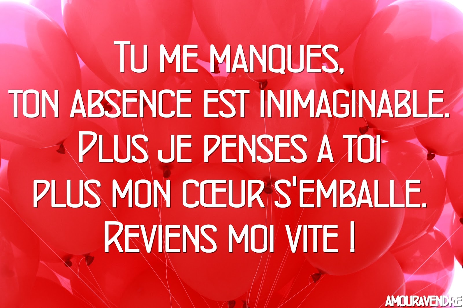 Tu me manques beaucoup mon amour in english.