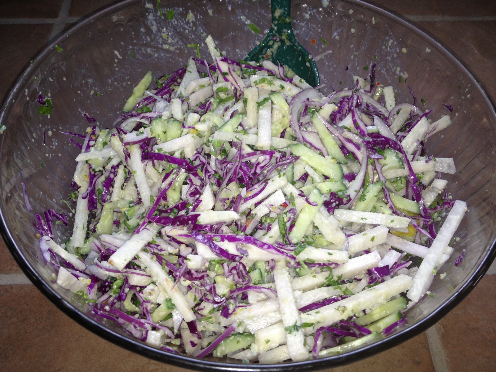 Jicama asian salad