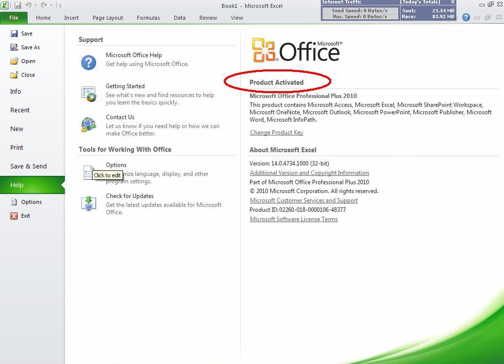 How to activate microsoft office with kms auto net