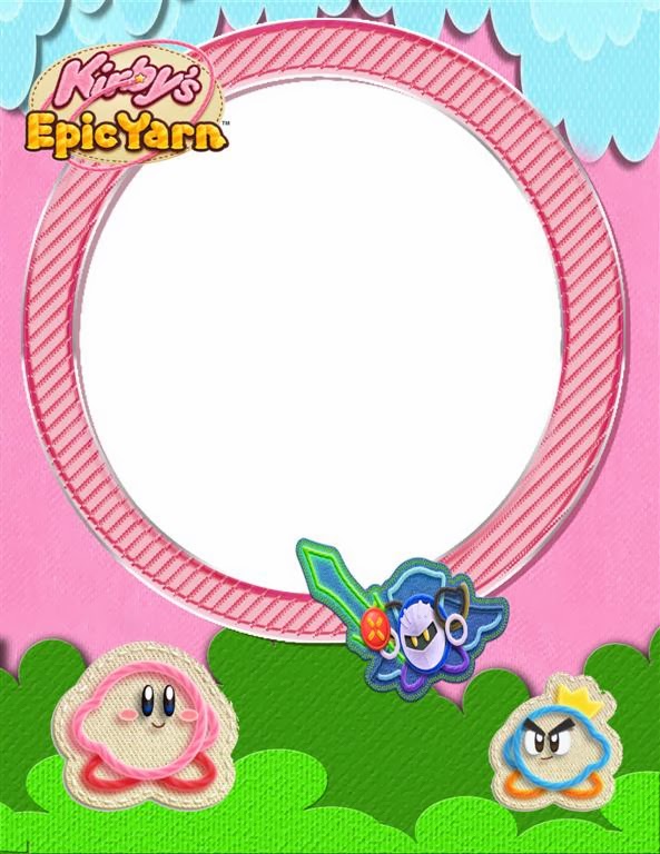 Marco digital para fotos inspirado en Kirby