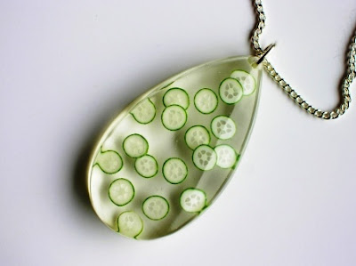 Cucumber necklace