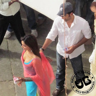 Deepika and Ranbir spotted at 'Yeh Jawani Hai Dewaani' movie shooting