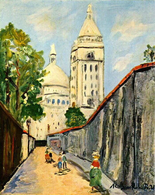 Art et glam Peintre Maurice Utrillo, le peintre de Montmartre