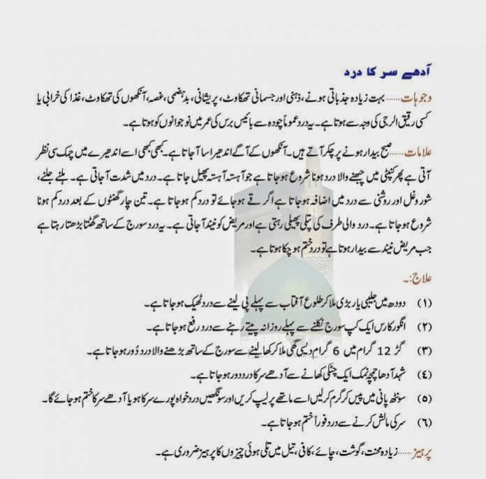 aadhay sir k dard k wajoohat alamat or ilaj islamiwazaif islamic wazaif health care tips and beauty tips in urdu