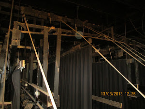 "PULLEY SYSTEM" for "Opening/Closing" of Stage Curtains in "Old theatre.(19th Century).