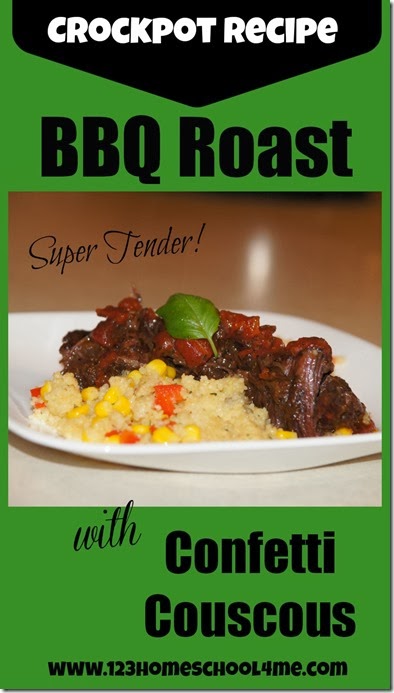 16 Crockpot Recipes for the Autumn Season Crock pot tender bbq roast with couscous