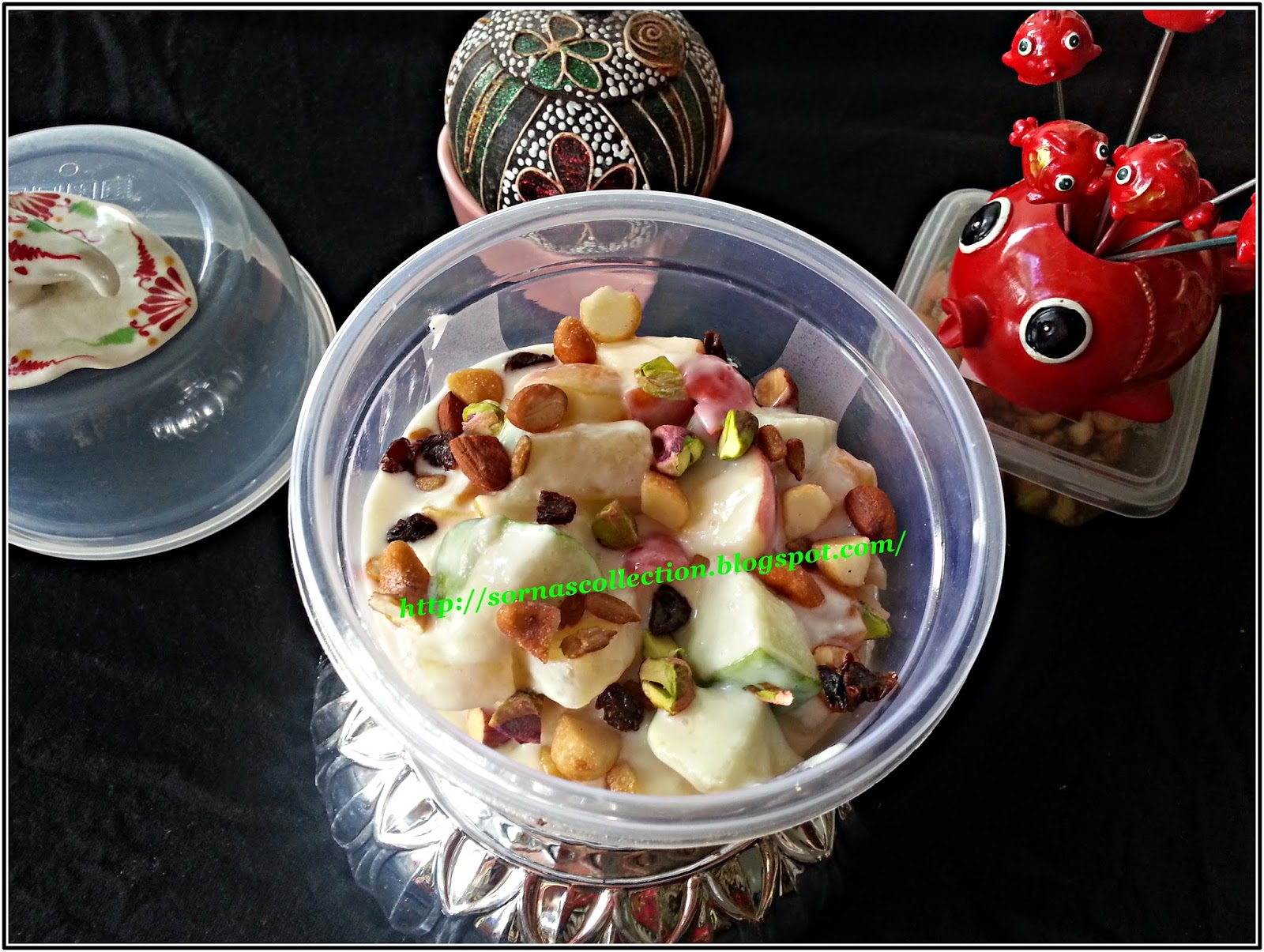 My Recipes MIXED FRUITS & MIXED NUTS DESSERT