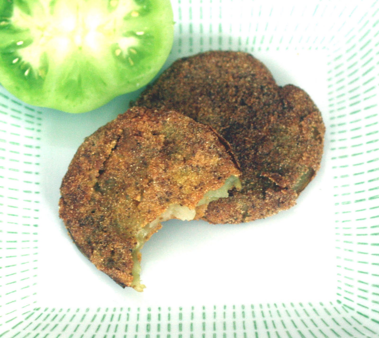 Old Bay Fried Green Tomatoes Coconut & Lime