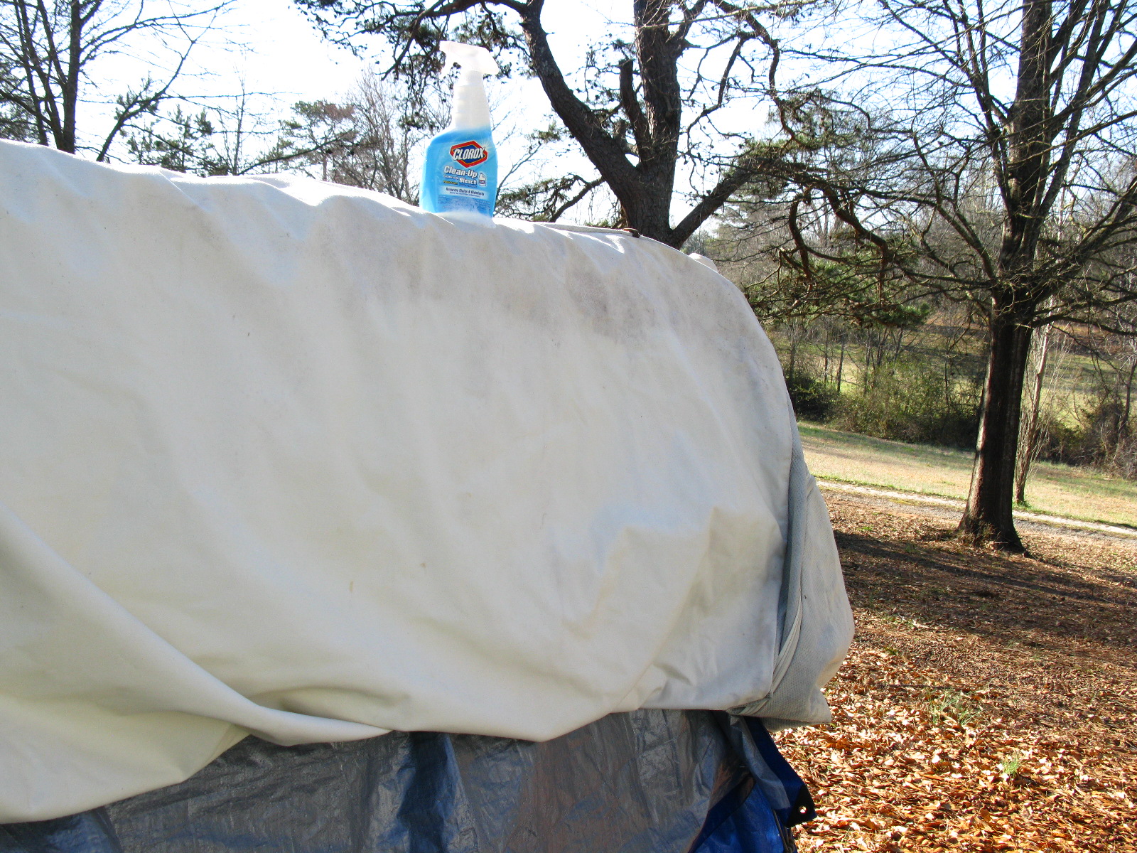 How To Get Mildew Stains Off Of Pop Up Camper Canvas