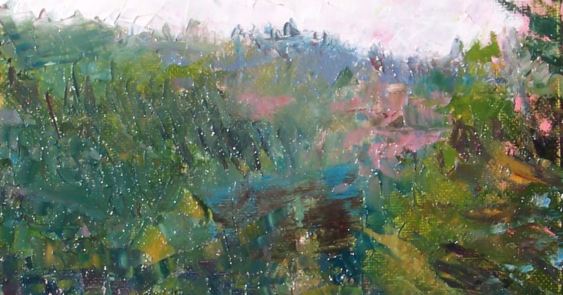 Art Every Day Beachwood,landscape,oil on canvas,12x9.price500