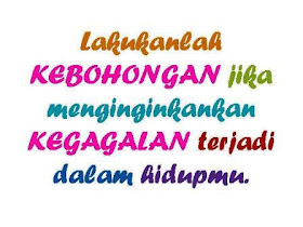 Berproses Menjadi Manusia Tentang Kebohongan