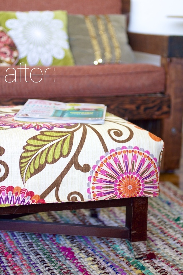 Simple Ottoman Cover Tutorial! (With JoAnn's and HGTV)