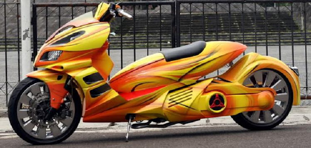 Modifikasi Motor Honda Beat Honda Beat Fi Modifikasi Thailand