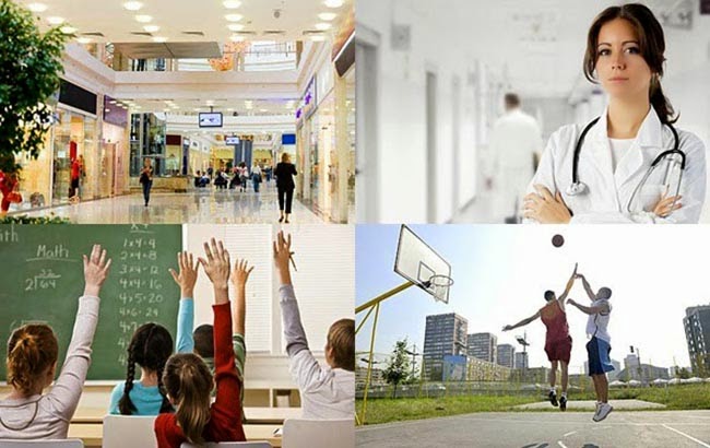 Tiện &iacute;ch của chung cư th&agrave;nh phố giao lưu