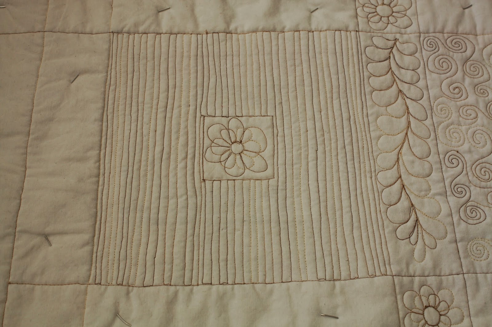 Devoted Quilter Matchstick Quilting and Almost a Top
