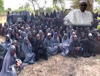 buhari with chibok girls