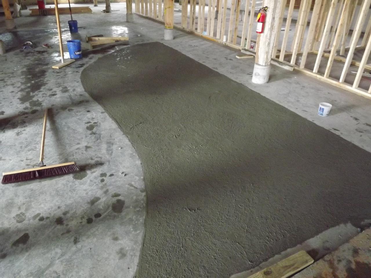 Atlantic Coast Concrete 1915 Mill Recycled Glass Floor