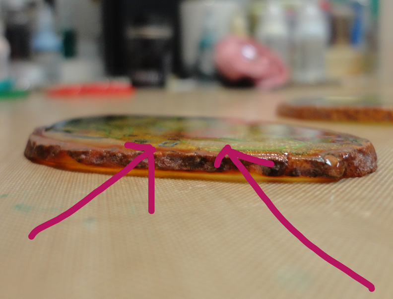 Resin Crafts Jewelry Resin On Agate Slices Part TWO