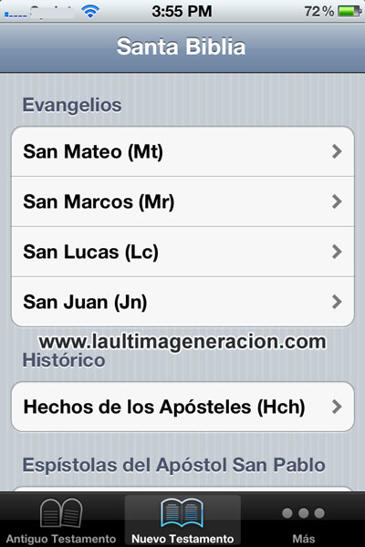Aplicación de la Biblia para iPhone, iPad, iPod Biblia para iPod