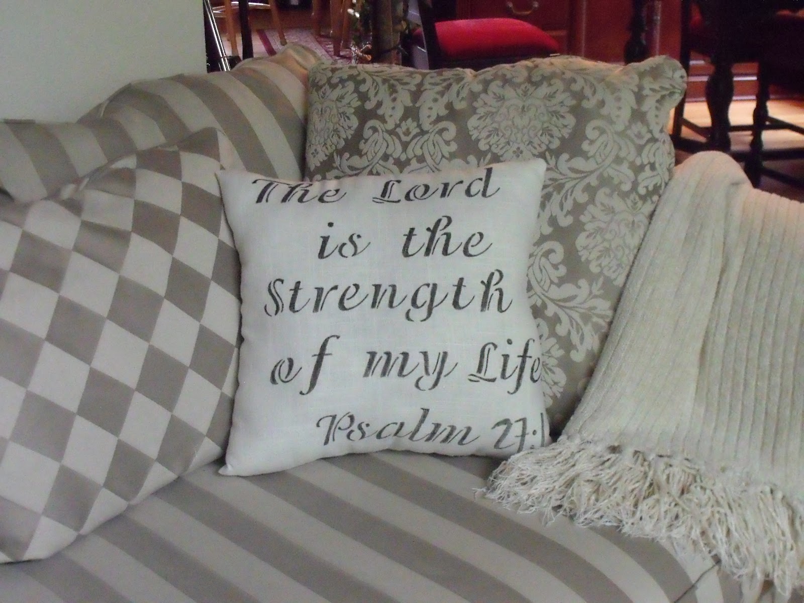 Enjoying The Moments Scripture {pillow}