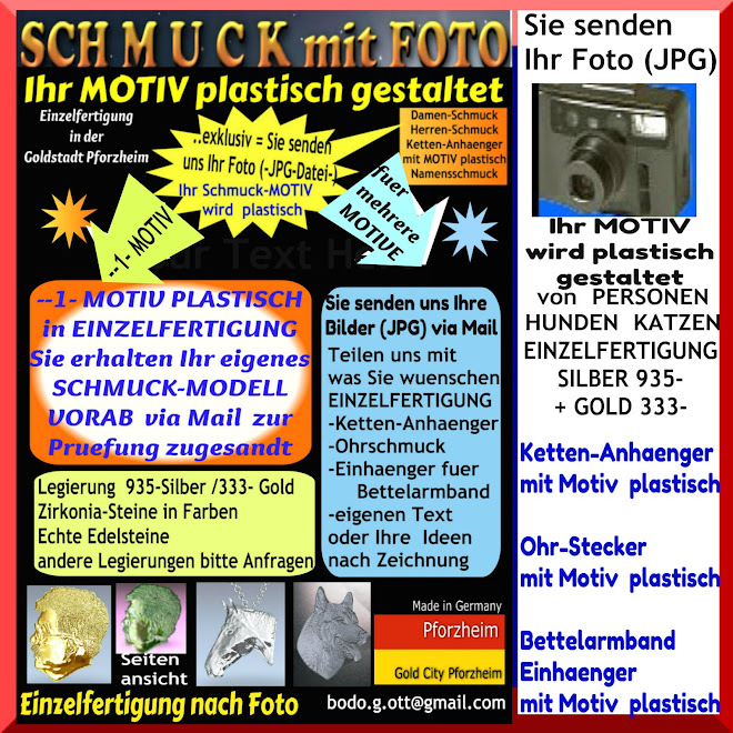 Fotoschmuck, Foto Portrait Schmuck,