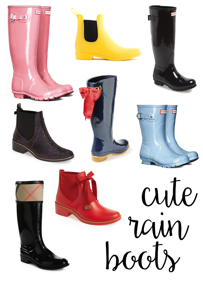 8 Cute Rain Boots