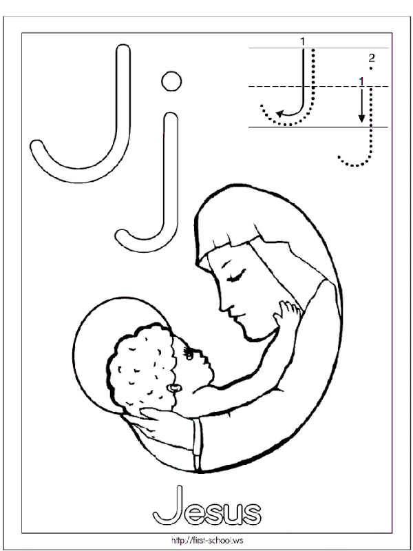 Jesus and Zacchaeus Coloring Page