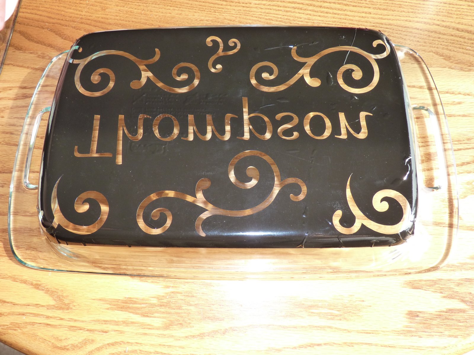 The Craft Lifters Glass Etching Pyrex Pans