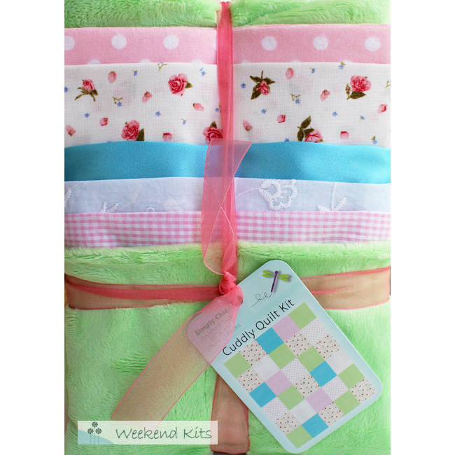 Weekend Kits Blog Baby Quilt Kit Tutorial Binding the Quilt
