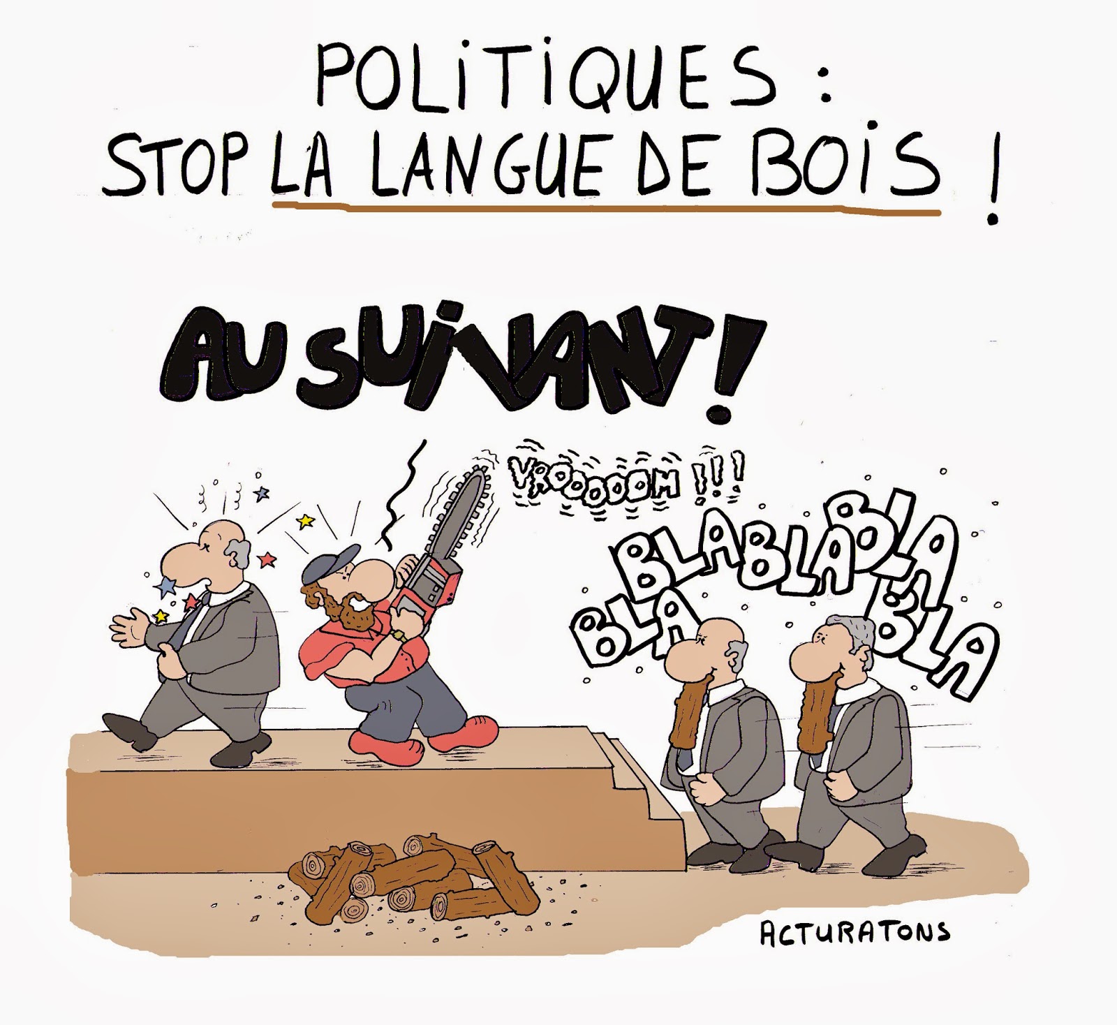 ActuRatons Politiques stop la langue de bois