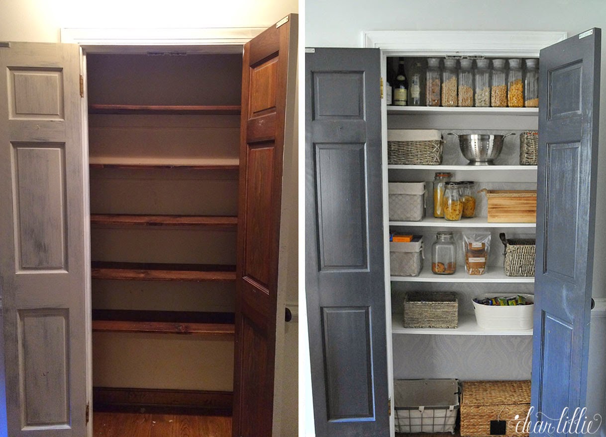 Dear Lillie: Wallpapering the Pantry