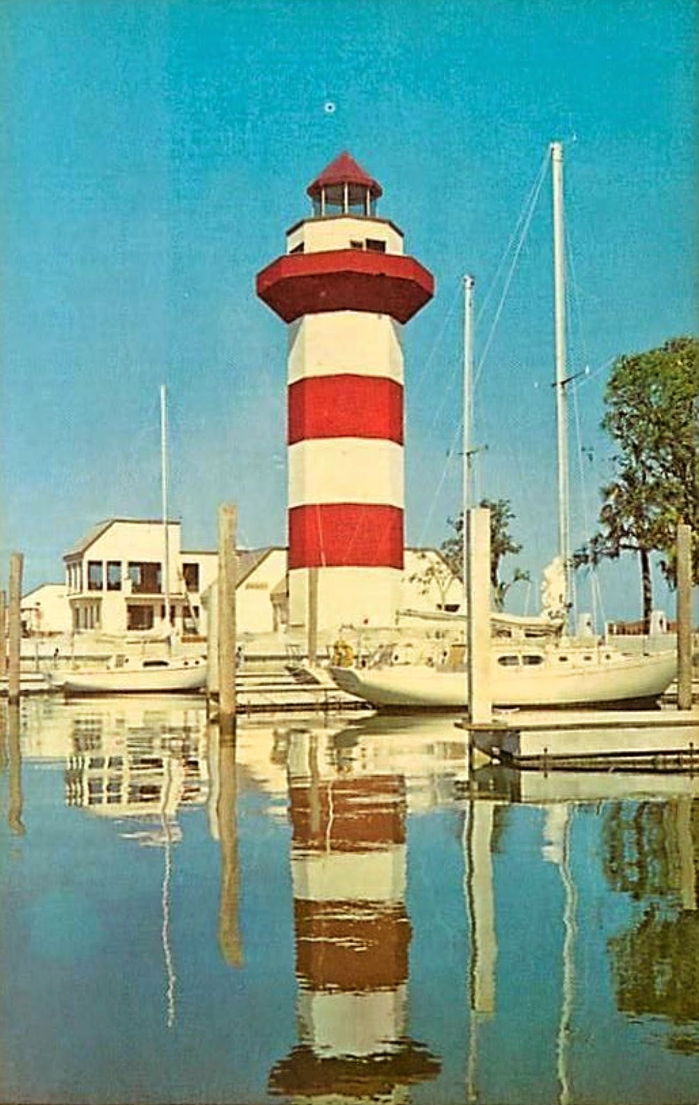 Early Harbour Town Lighthouse