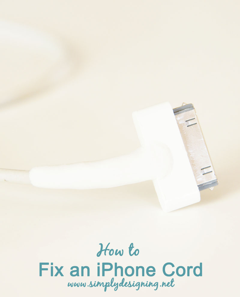 How to Fix an iPhone Cord | #iphone #ipad #sugrumoms #ad