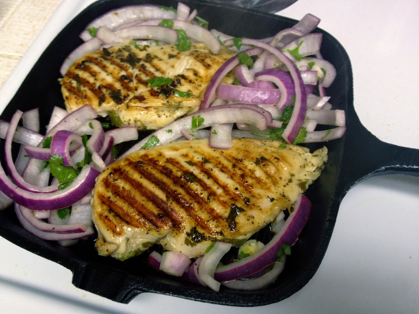 Grilled LimeChicken with Black Bean Sauce and Squash