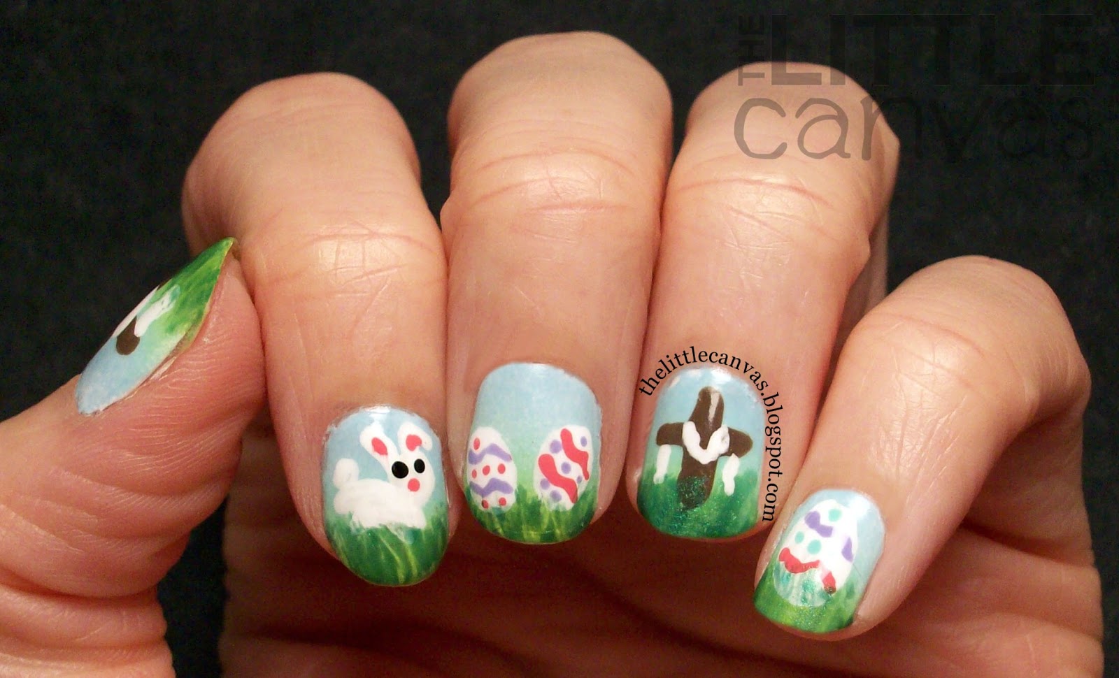 2. Religious Easter Nail Designs - wide 4