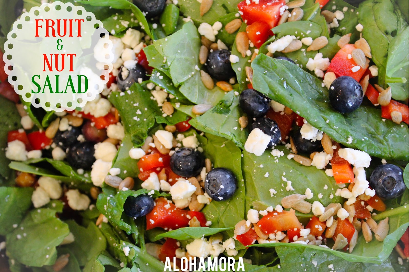 Alohamora Open a Book Fruit and Nut Salad {Healthy} {Gluten Free}