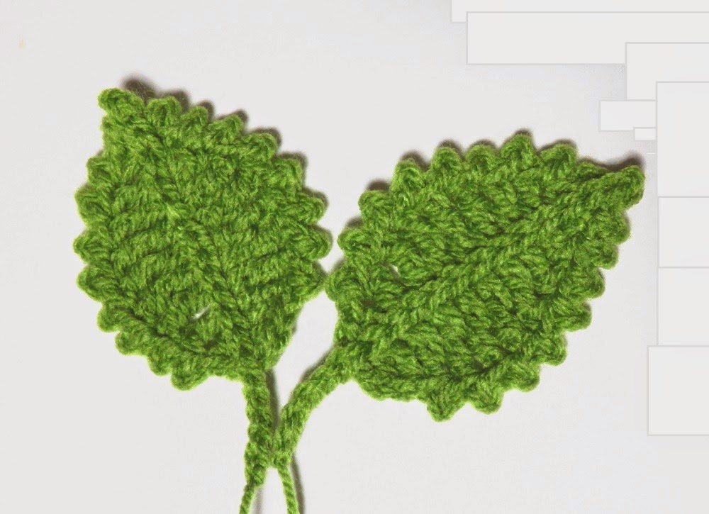かぎ編み Crochet Japan クロッシェジャパン かぎ編みの葉っぱ