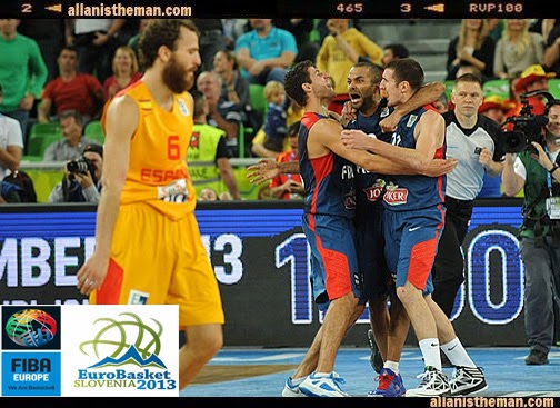 France dethrones Spain; advances to EuroBasket Finals