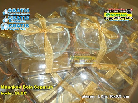 Mangkok Bola Separuh unik