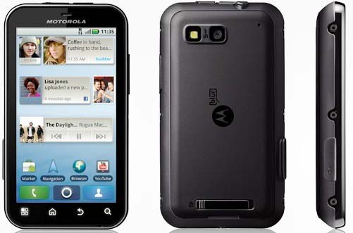 Motorola Defy Plus Views Motorola Defy plus side views