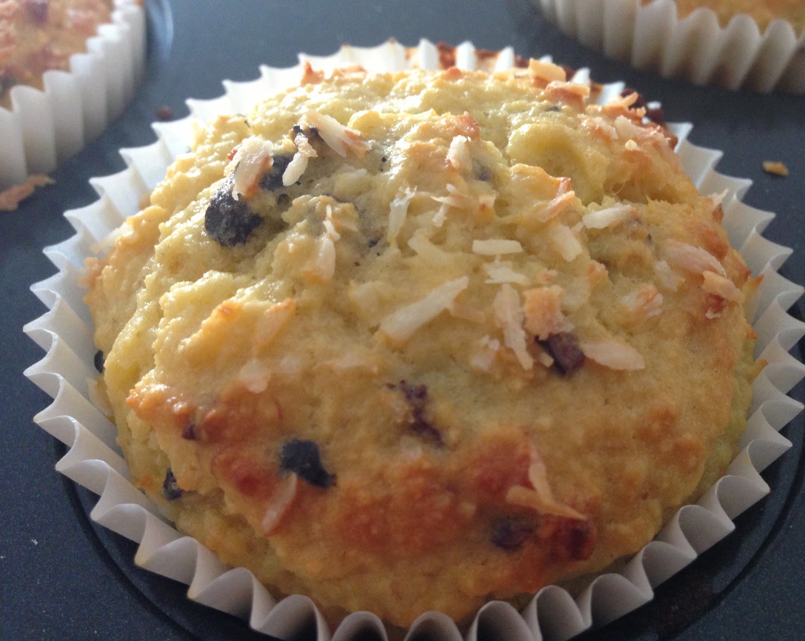 Grabbing life by the kettlebells... Banana & Coconut Muffins