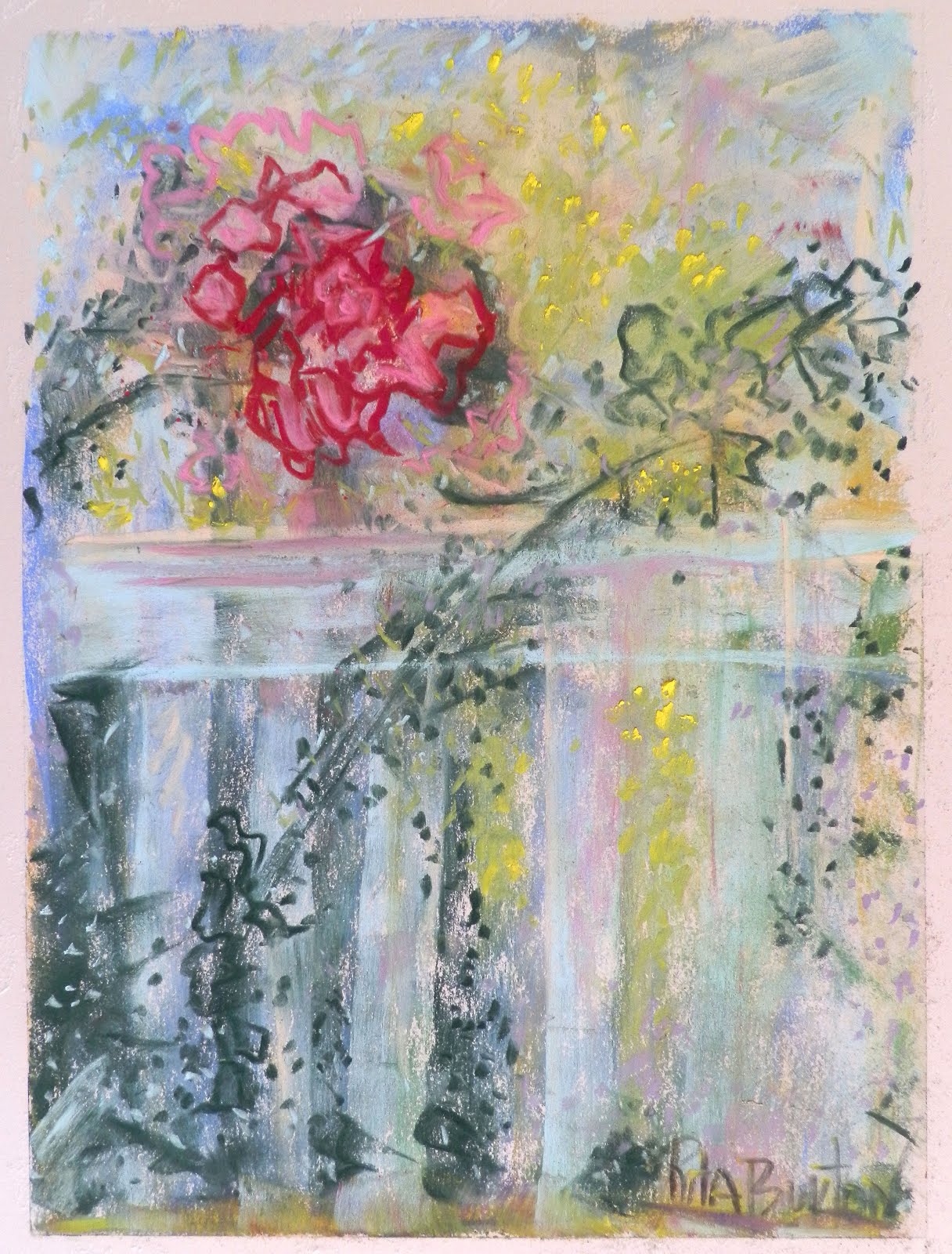 "A ROSE AT THE GATE"