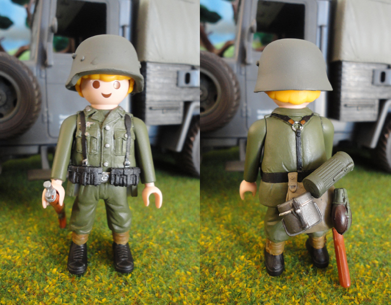 WW2 Playmobil Soldat+allemand